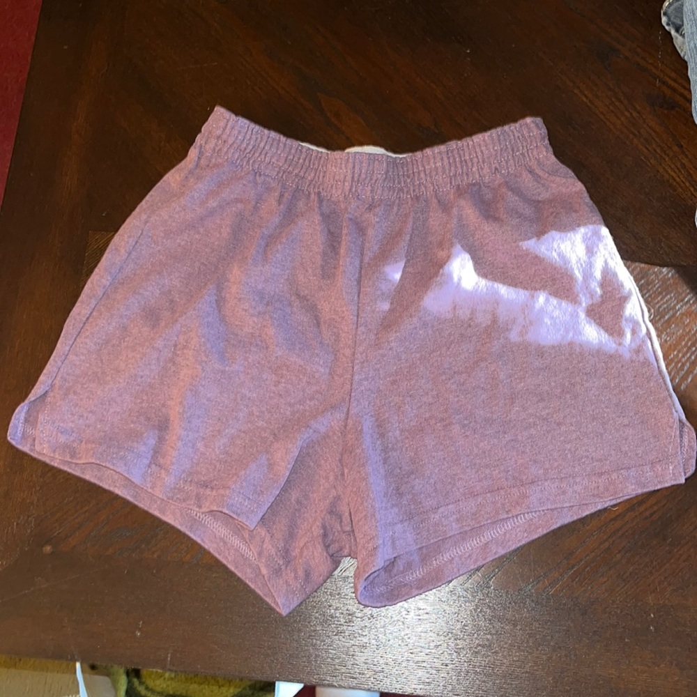 Soffe purple shorts